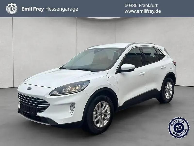 Frozen white Gebraucht 2022 Ford Kuga Titanium SUV | 21.550 € (Superpreis) - Bild 1/3