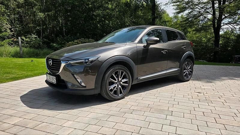 Gebraucht Mazda 3 Sports-Line 120 PS (88 kW) 2017 Braun Kleinwagen