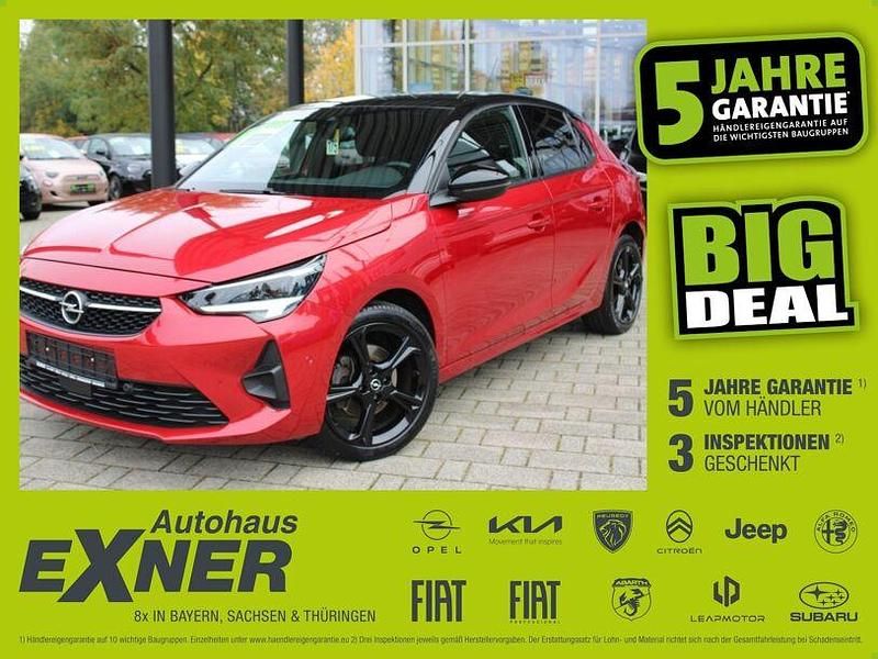 Chili rot / dach in schwarz Gebraucht 2022 Opel Corsa GS Line Kleinwagen | 13.900 € (Guter Preis) - Bild 1/4