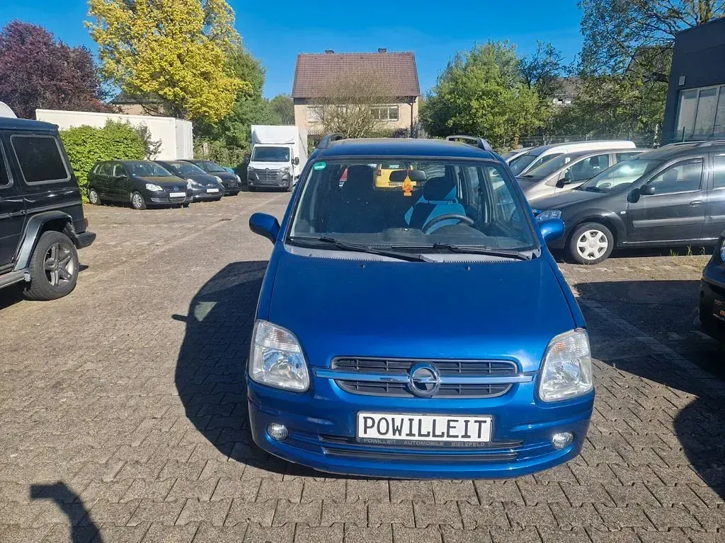 Gebraucht Opel Agila Comfort 75 PS (55 kW) 2003 Blau Van / Kleinbus