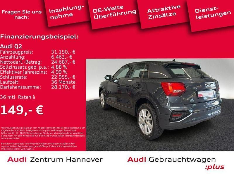Gebraucht Audi Q2 Advanced Plus 150 PS (110 kW) 2023 Manhattangrau metallic SUV