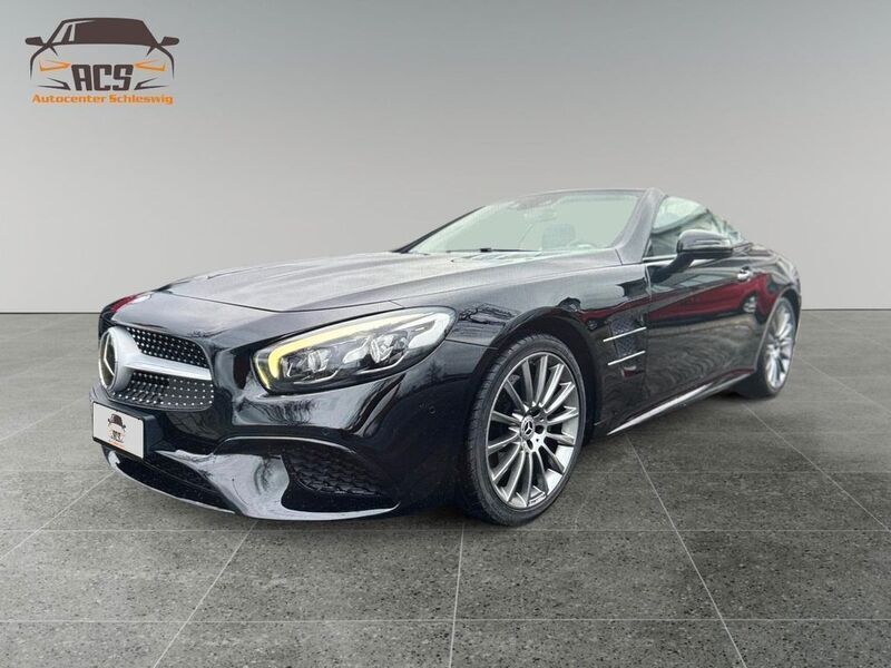 Schwarz Gebraucht 2017 Mercedes SL400 Edition Cabrio | 43.990 € - Bild 1/4