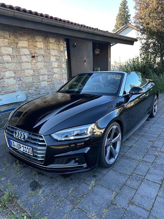 Schwarz Gebraucht 2019 Audi A5 Cabriolet S-Line Cabrio | 30.690 € (Fairer Preis) - Bild 1/4