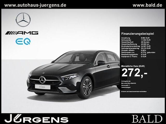 Gebraucht Mercedes A180 Progressive 136 PS (100 kW) 2024 Schwarz kosmosschwarz metallic Limousine