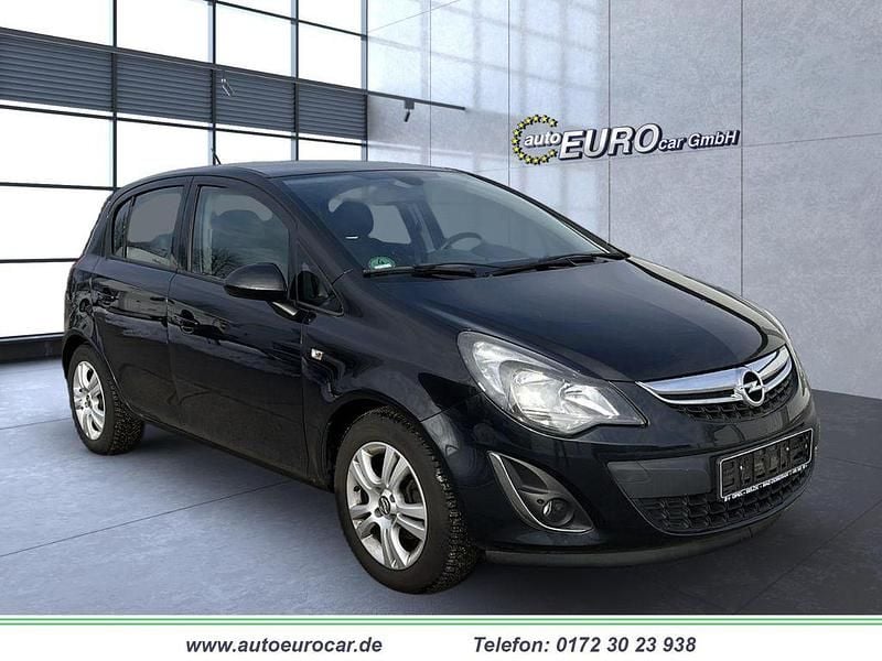 Gebraucht Opel Corsa Edition 86 PS (63 kW) 2014 Schwarz Kleinwagen