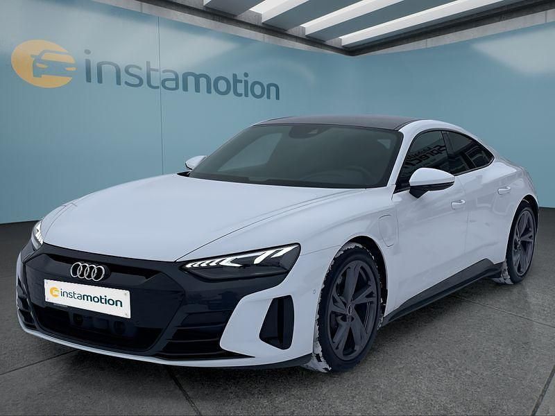 Weiß Gebraucht 2022 Audi e-tron GT quattro Limousine | 51.199 € (Superpreis) - Bild 1/4