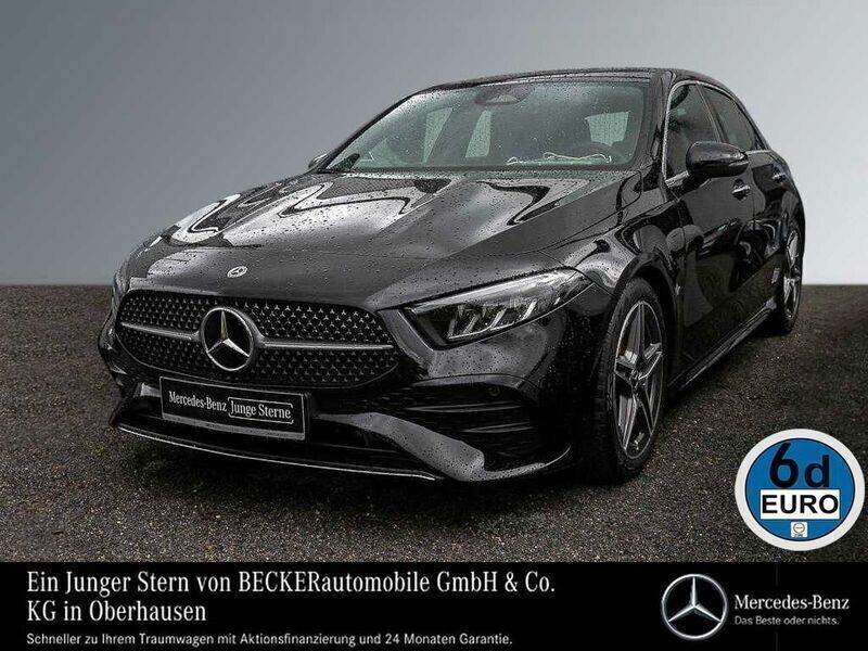 Schwarz Gebraucht 2024 Mercedes A200 AMG line Kleinwagen | 32.500 € (Fairer Preis) - Bild 1/4