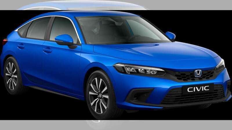 Premium crystal blue metallic Neu 2025 Honda Civic Elegance Limousine | 31.806 € (Superpreis) - Bild 1/3