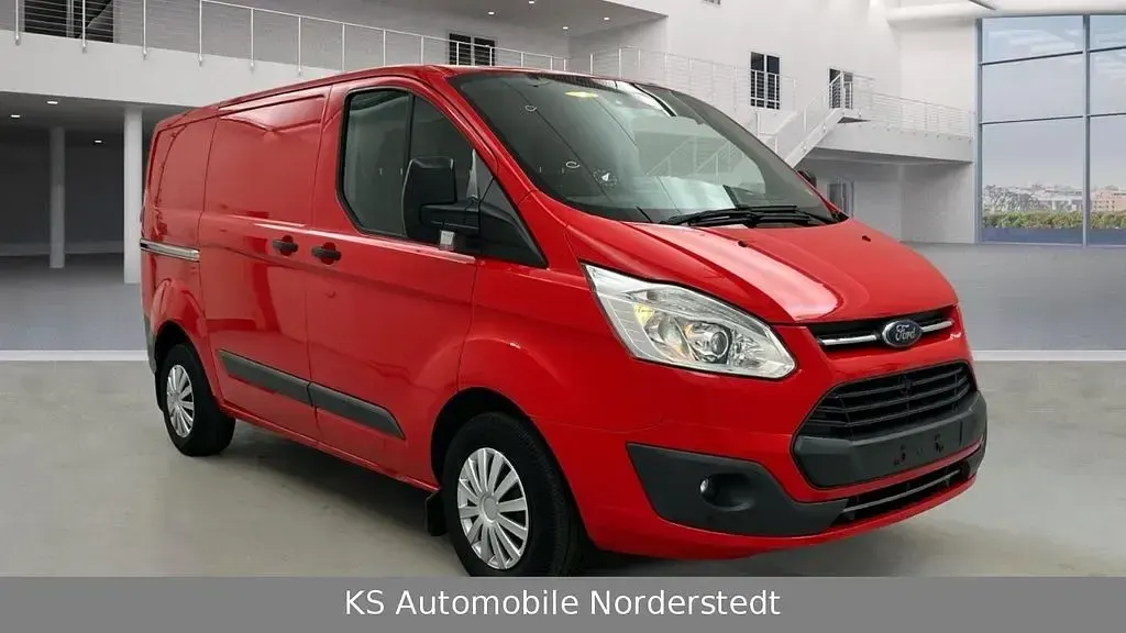 Second-hand Ford Transit Custom Trend 105 CP (77 kW) 2017 Roșu Monovolum