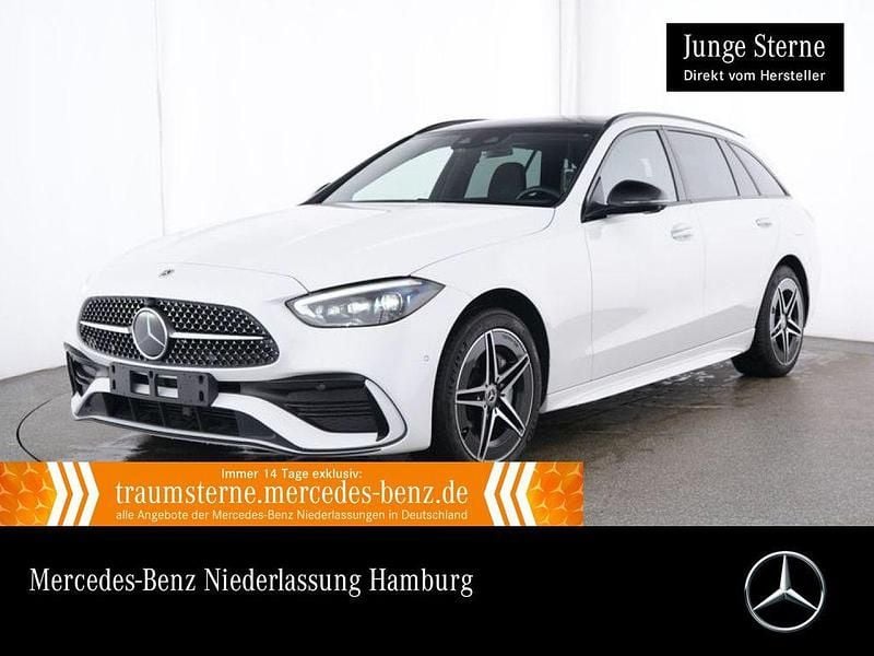 Weiß Gebraucht 2024 Mercedes C300e AMG Line Premium Plus Limousine | 49.990 € (Superpreis) - Bild 1/3