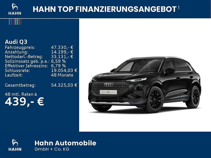 Neu Audi Q3 Ambiente 150 PS (110 kW) 2026 Mythosschwarz metallic SUV