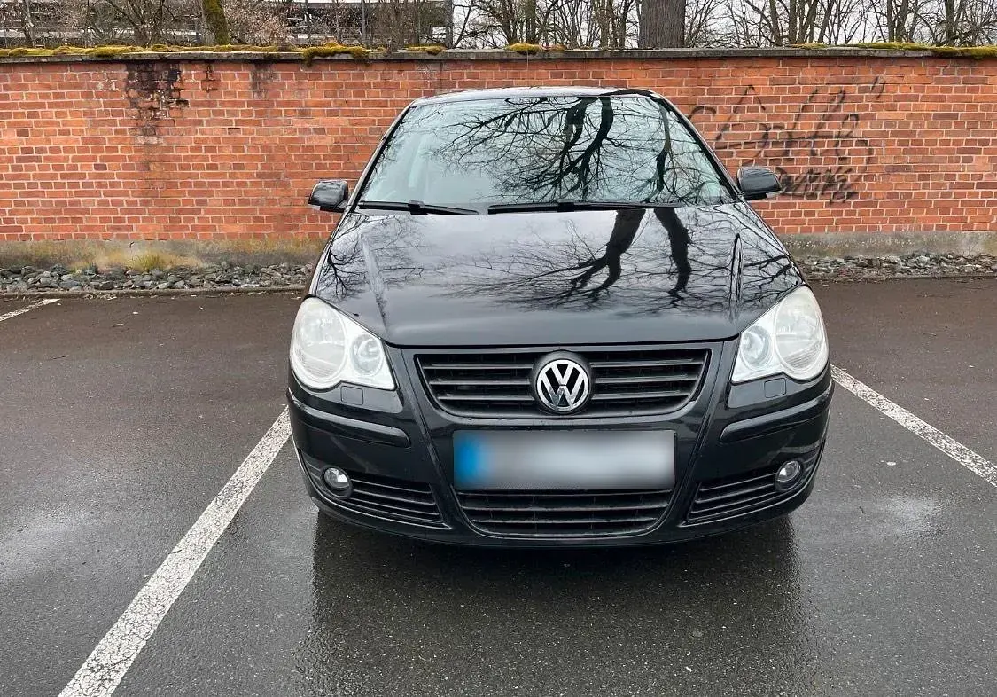 Gebraucht VW Polo United 80 PS (58 kW) 2009 Schwarz Kleinwagen