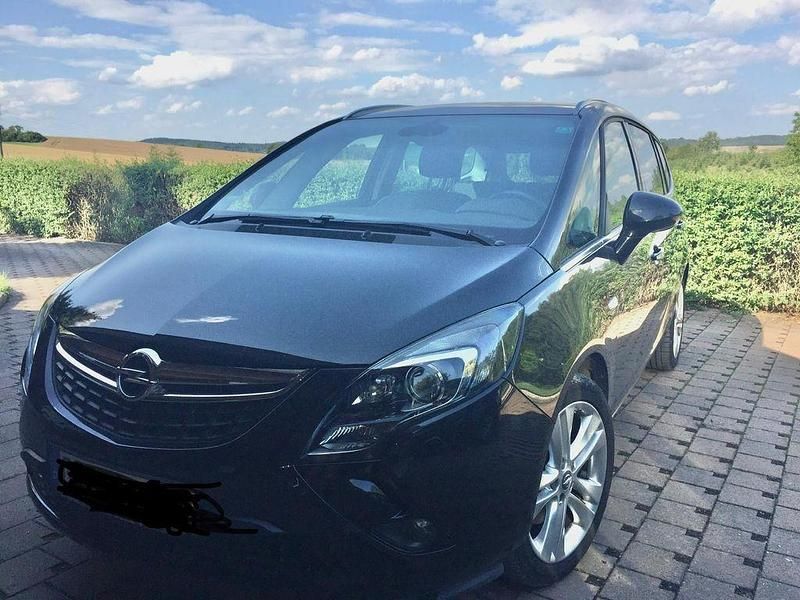 Schwarz Gebraucht 2012 Opel Zafira Tourer Edition Van / Kleinbus | 6.000 € (Superpreis) - Bild 1/4