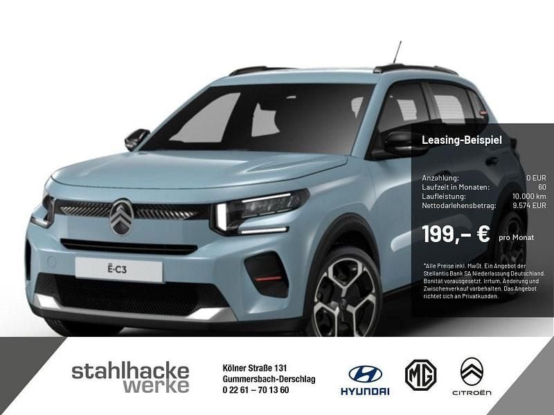 Blau Neu 2025 Citroën e-C3 Limousine | 27.990 € (Fairer Preis) - Bild 1/4