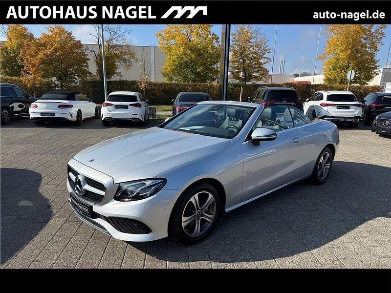 Iridiumsilber (metallic) Gebraucht 2018 Mercedes E200 Avantgarde Cabrio | 28.650 € (Fairer Preis) - Bild 1/4
