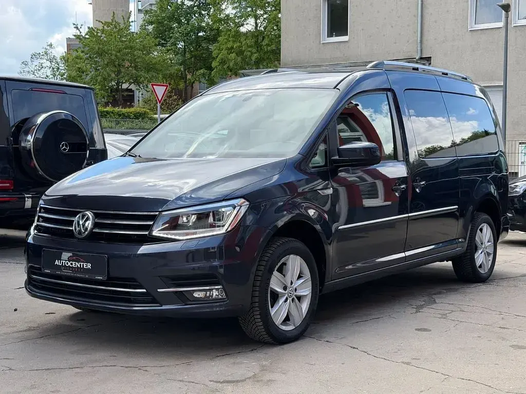 Gebraucht VW Caddy Highline 102 PS (75 kW) 2018 Blau Van / Kleinbus