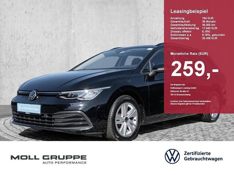Gebraucht VW Golf VII Life 150 PS (110 kW) 2021 Schwarz Kleinwagen