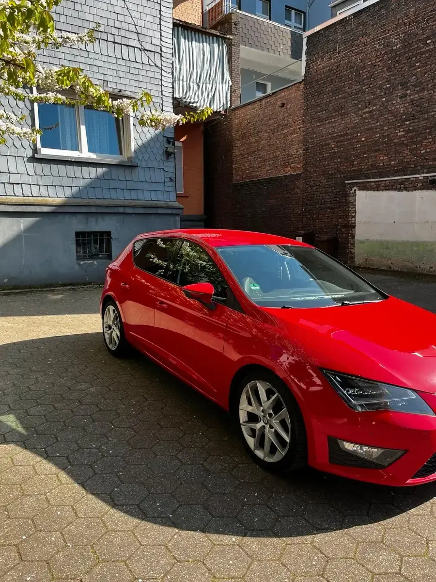Usata Seat Leon FR 150 CV (110 kW) 2017 Rosso Berlina