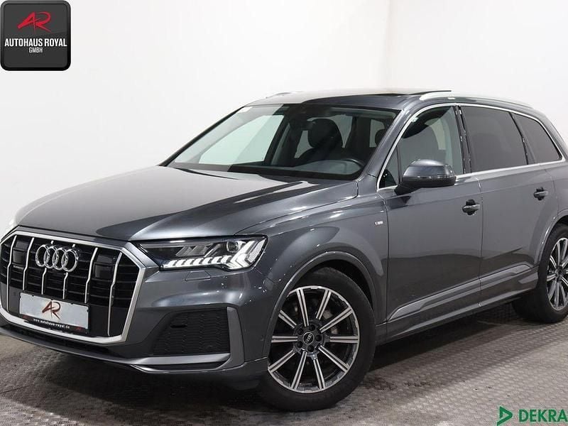 Grau Gebraucht 2021 Audi Q7 S-Line SUV | 52.880 € (Fairer Preis) - Bild 1/4
