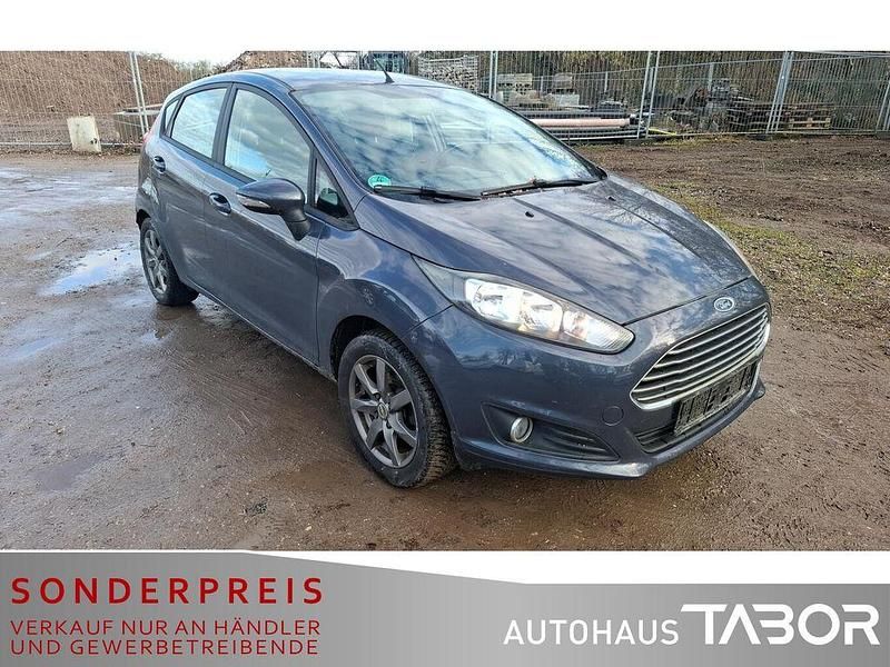 Gebraucht Ford Fiesta Trend 82 PS (60 kW) 2013 Midnight skygrau metallic Kleinwagen