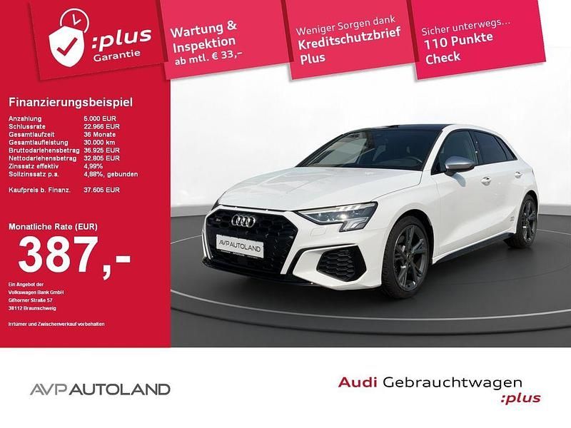 Ibisweiss Gebraucht 2022 Audi S3 Ambiente Limousine | 37.355 € (Guter Preis) - Bild 1/4