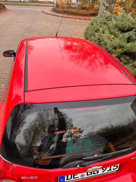 Gebraucht Chevrolet Aveo 84 PS (61 kW) 2009 Rot Kleinwagen