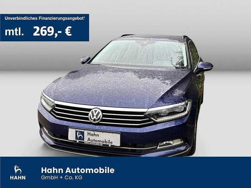 Atlantik blue metallic Gebraucht 2019 VW Passat Comfortline Kombi | 16.990 € (Guter Preis) - Bild 1/3
