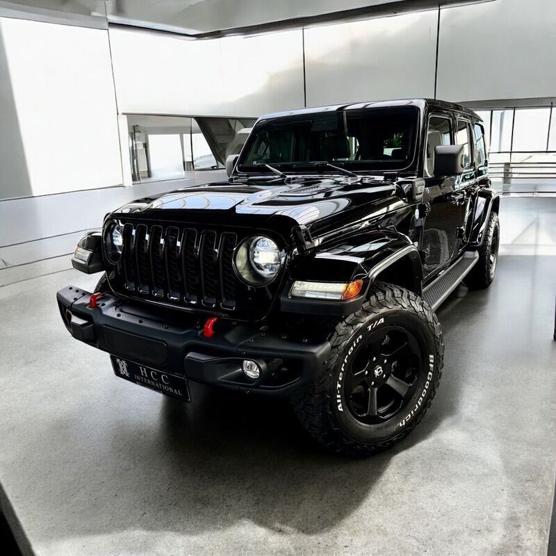 Schwarz Gebraucht 2022 Jeep Wrangler Unlimited Overland SUV | 57.899 € (Fairer Preis) - Bild 1/4