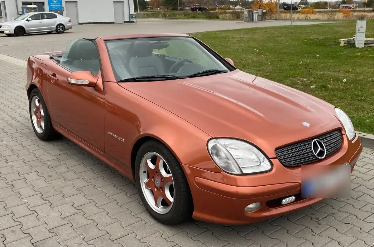 Gebraucht Mercedes SLK230 197 PS (144 kW) 2002 Orange Cabrio