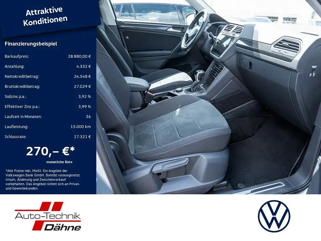 Gebraucht VW Tiguan Elegance 190 PS (139 kW) 2021 Silber SUV