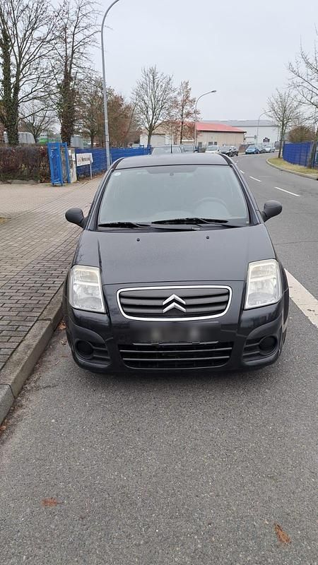 Schwarz Gebraucht 2009 Citroën C2 Kleinwagen | 1.550 € (Fairer Preis) - Bild 1/4