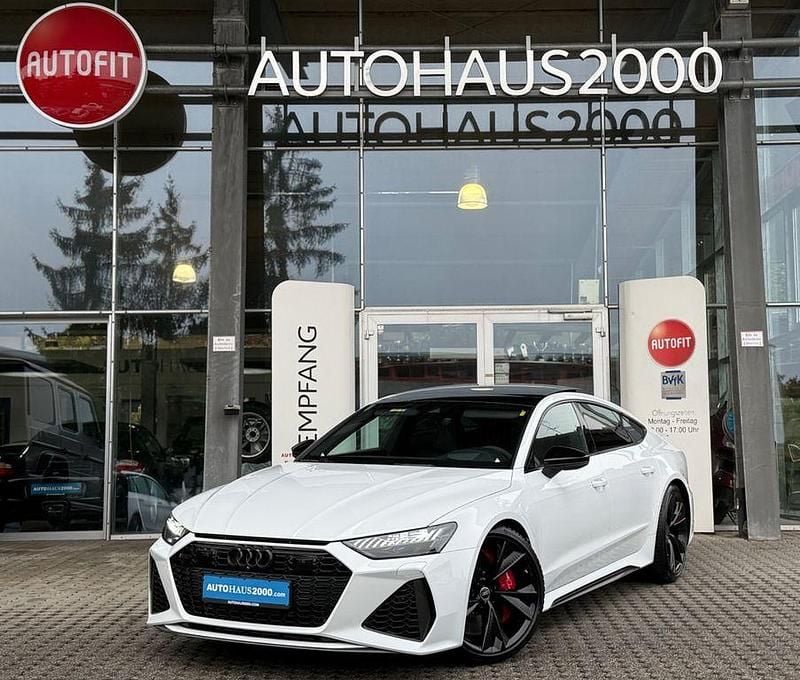 Weiß Gebraucht 2020 Audi RS7 Sportback Sport Kleinwagen | 71.850 € (Superpreis) - Bild 1/4