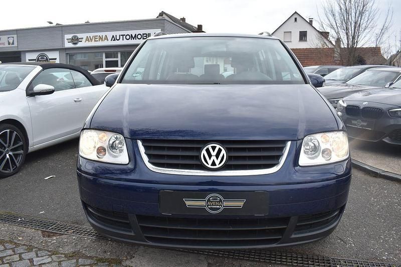 Gebraucht VW Touran Trendline 116 PS (85 kW) 2005 Blau Van / Kleinbus