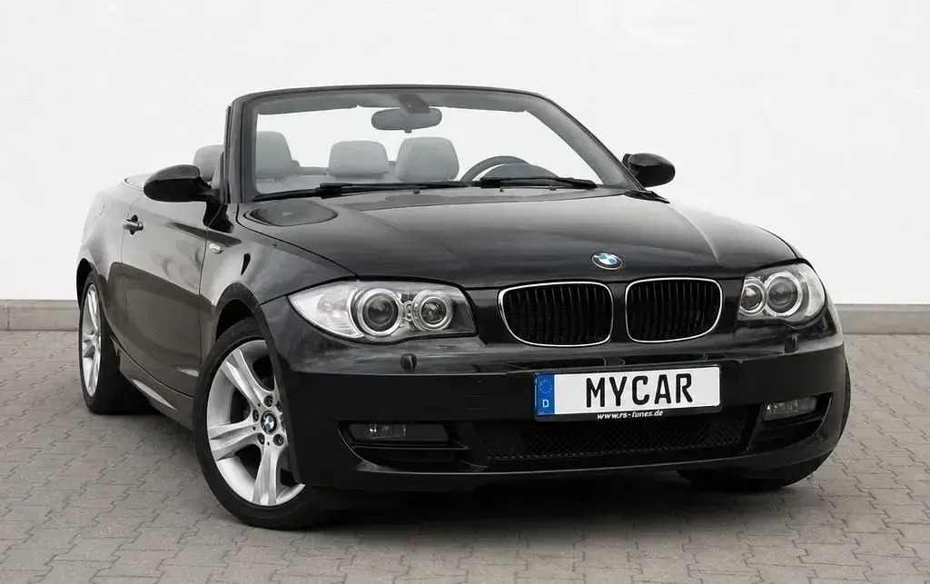 Gebraucht BMW 120 Cabriolet Sport Line 170 PS (125 kW) 2008 Schwarz Cabrio