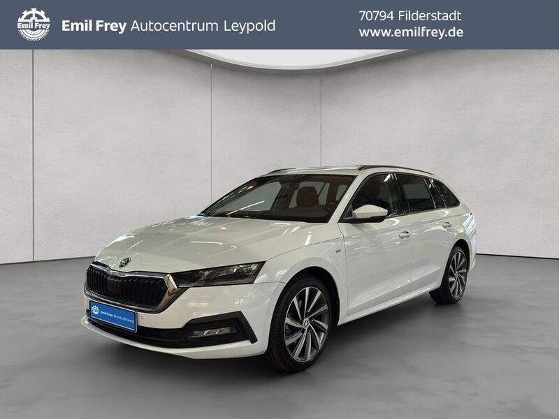 Weiß met. Gebraucht 2022 Skoda Octavia Ambition Kombi | 23.590 € (Guter Preis) - Bild 1/4