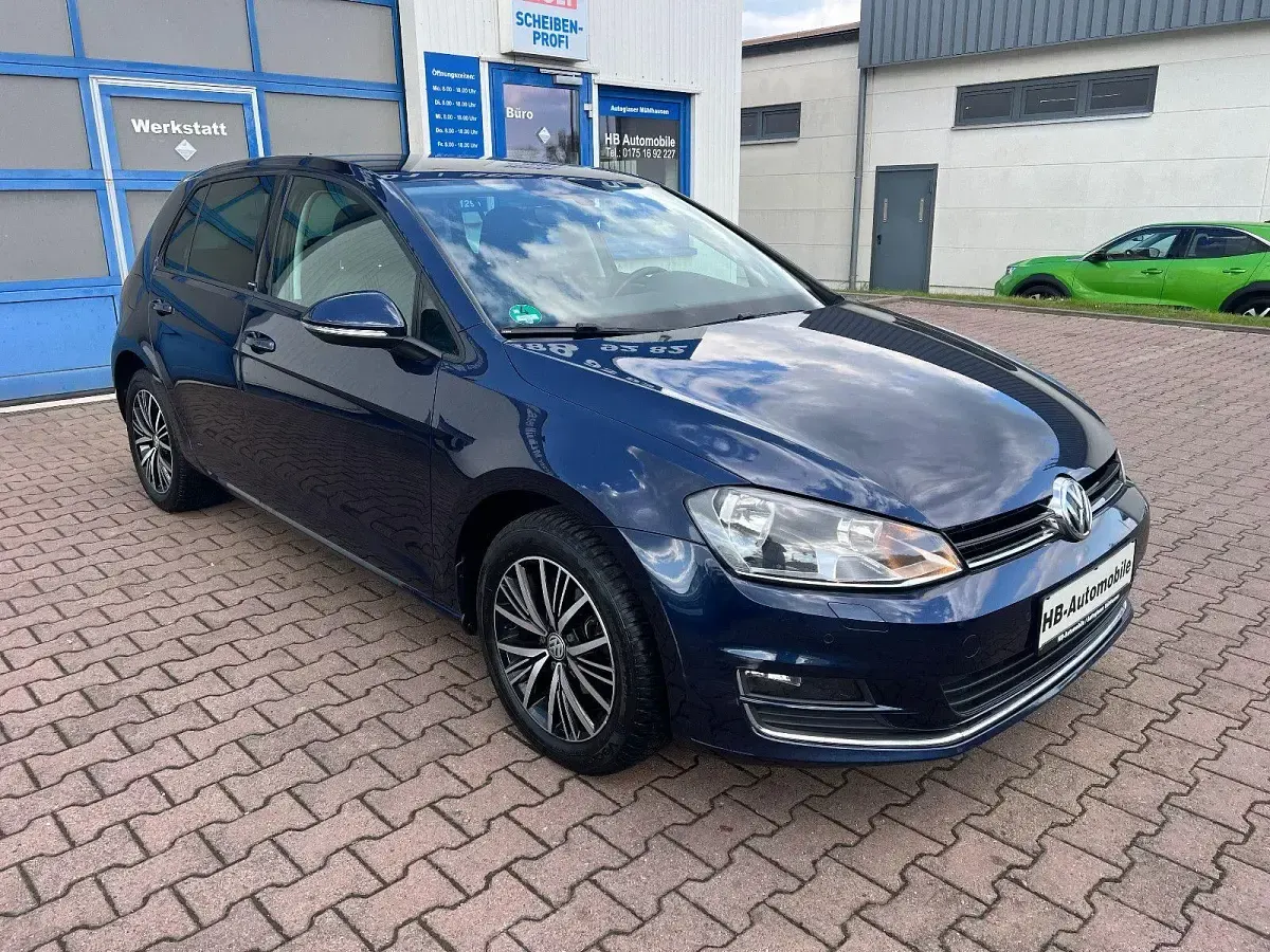 Gebraucht VW Golf VII Allstar 150 PS (110 kW) 2017 Blau Limousine