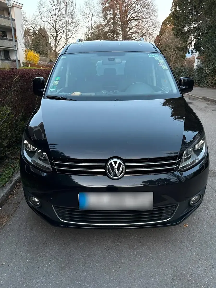 Gebraucht VW Caddy Cup 102 PS (75 kW) 2014 Schwarz Van / Kleinbus