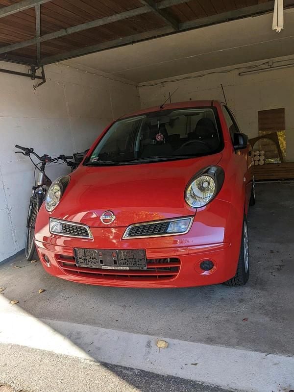 Rot Gebraucht 2009 Nissan Micra Kleinwagen | 1.650 € (Guter Preis) - Bild 1/4