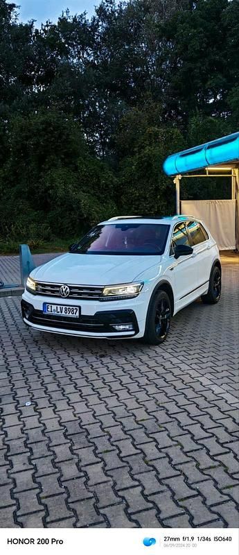 Weiß Gebraucht 2017 VW Tiguan R-line SUV | 24.500 € (Teuer) - Bild 1/4