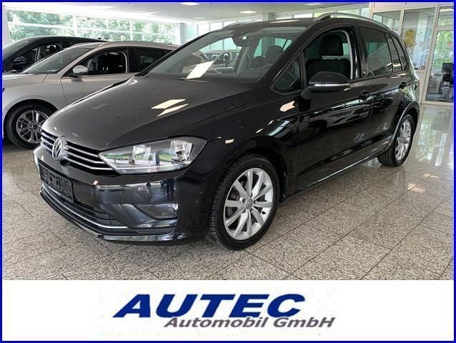 Schwarz Gebraucht 2017 VW Golf Sportsvan Sound Van / Kleinbus | 13.985 € (Guter Preis) - Bild 1/4