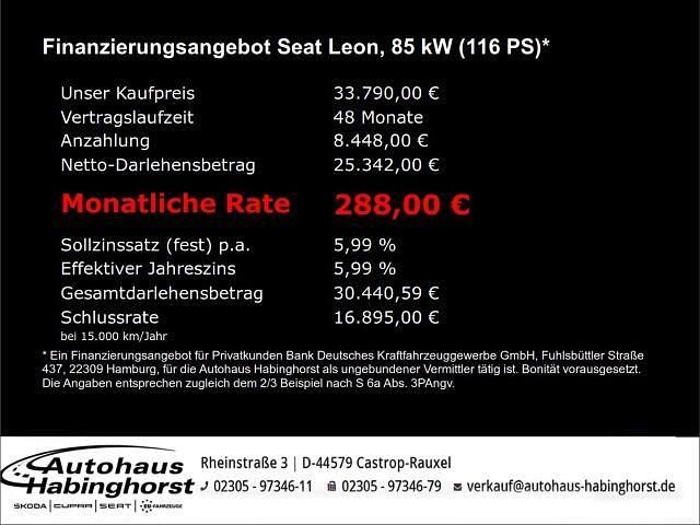 Second-hand Seat Leon ST Black Edition 116 CP (85 kW) 2022 Andere farbe Break