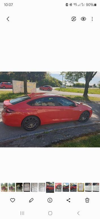 Gebraucht Opel Insignia Edition 136 PS (100 kW) 2018 Rot Limousine