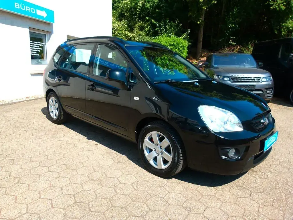 Gebraucht Kia Carens LX 140 PS (102 kW) 2009 Schwarz Van / Kleinbus