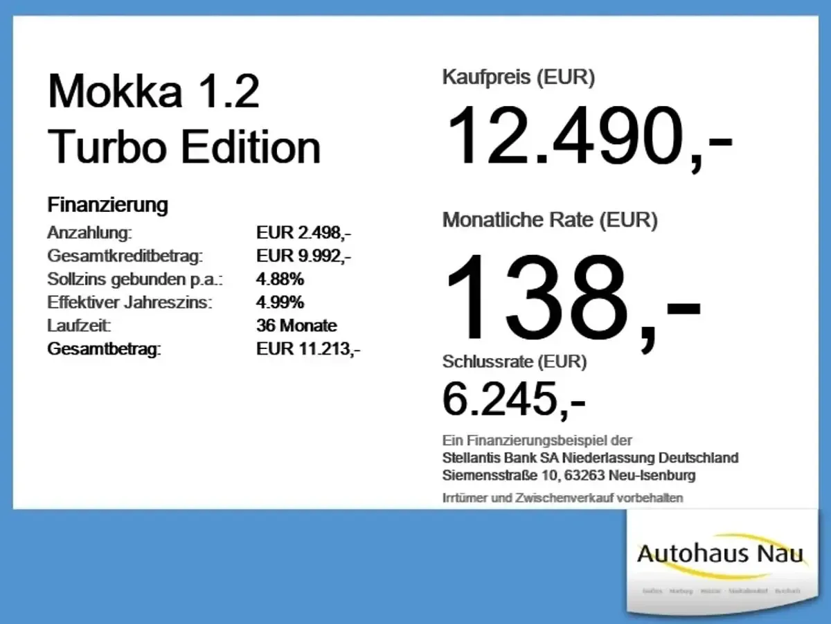 Gebraucht Opel Mokka Edition 131 PS (96 kW) 2022 Power rot/kosmos rot SUV