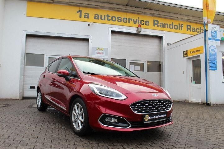 Rot Gebraucht 2020 Ford Fiesta Vignale Limousine | 16.190 € (Fairer Preis) - Bild 1/4