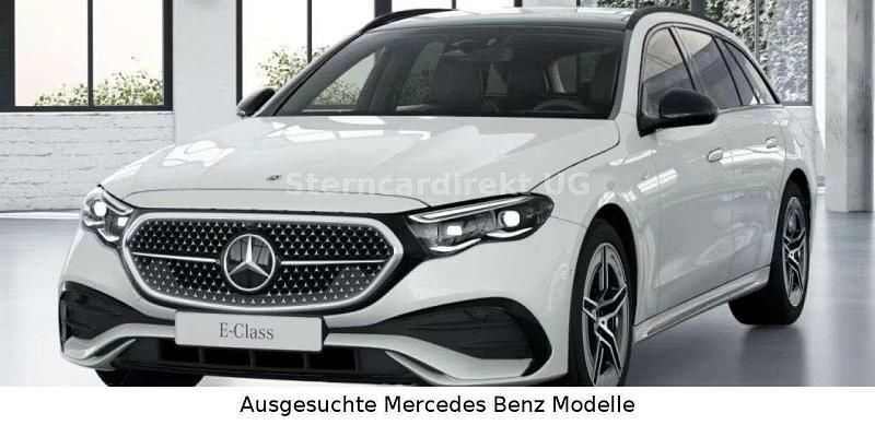 Gebraucht Mercedes E300 AMG 313 PS (230 kW) 2025 Opalithweiss manufaktur (metallic) Kombi