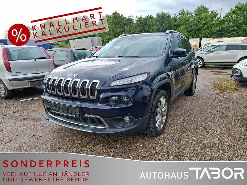 True blue pearl coat Gebraucht 2015 Jeep Cherokee Limited SUV | 8.985 € (Guter Preis) - Bild 1/4