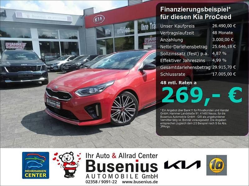 Aa9) infrarot met. (rot Gebraucht 2021 Kia ProCeed Kleinwagen | 26.490 € (Fairer Preis) - Bild 1/4