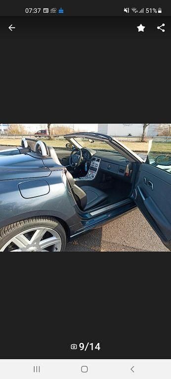 Usata Chrysler Crossfire 218 CV (160 kW) 2006 Grigio Cabrio