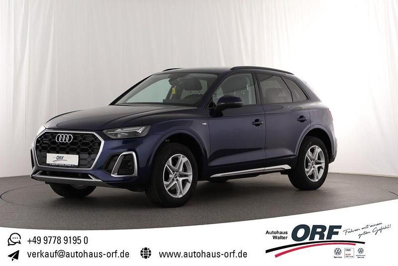 Navarrablau metallic Gebraucht 2021 Audi Q5 S-Line SUV | 35.750 € (Guter Preis) - Bild 1/4
